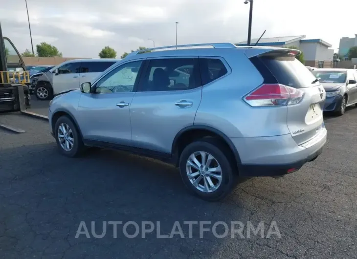 NISSAN ROGUE 2015 vin KNMAT2MT2FP566060 from auto auction Iaai