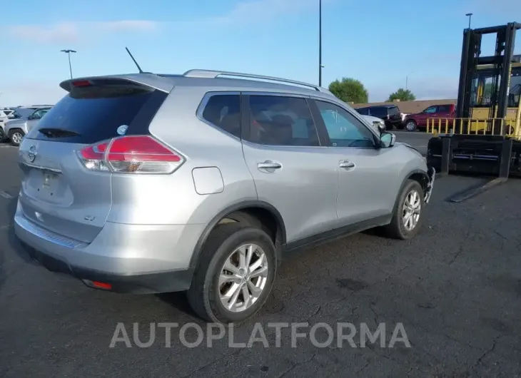 NISSAN ROGUE 2015 vin KNMAT2MT2FP566060 from auto auction Iaai