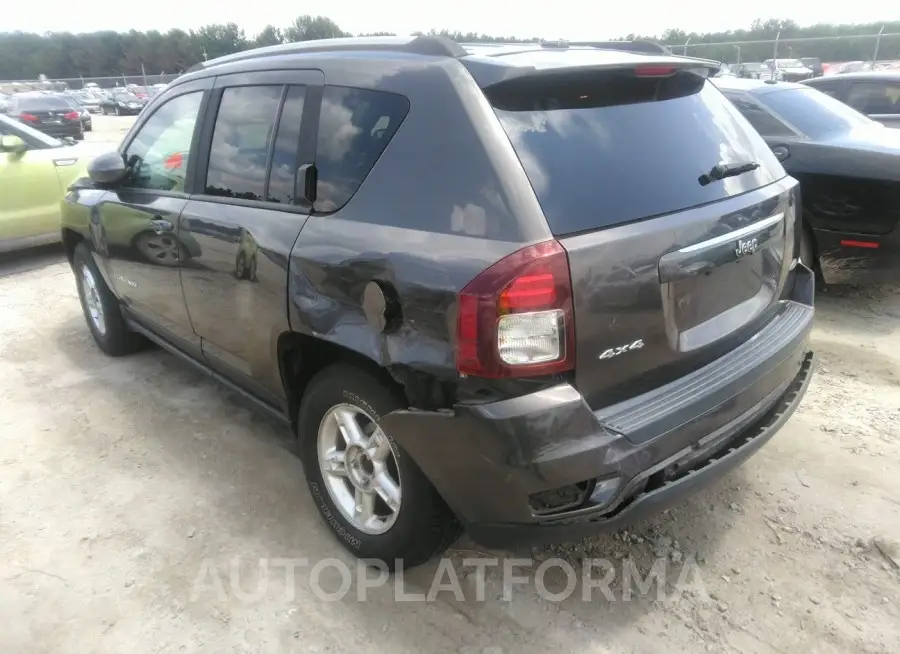 JEEP COMPASS 2016 vin 1C4NJDEBXGD759102 from auto auction Iaai