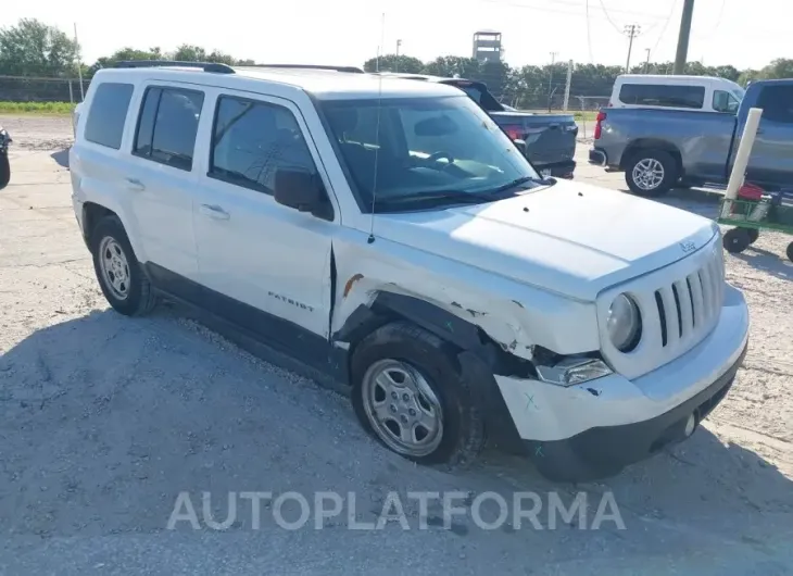 JEEP PATRIOT 2016 vin 1C4NJPBAXGD525412 from auto auction Iaai