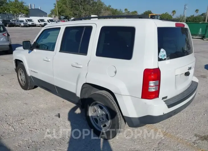 JEEP PATRIOT 2016 vin 1C4NJPBAXGD525412 from auto auction Iaai