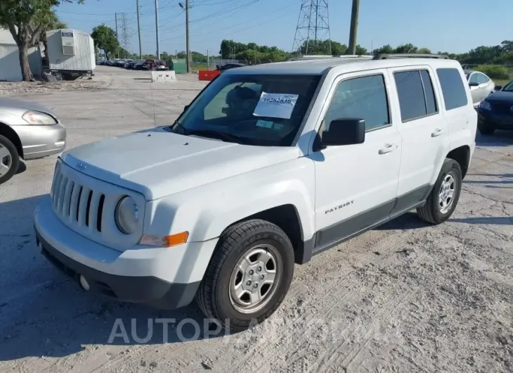 JEEP PATRIOT 2016 vin 1C4NJPBAXGD525412 from auto auction Iaai