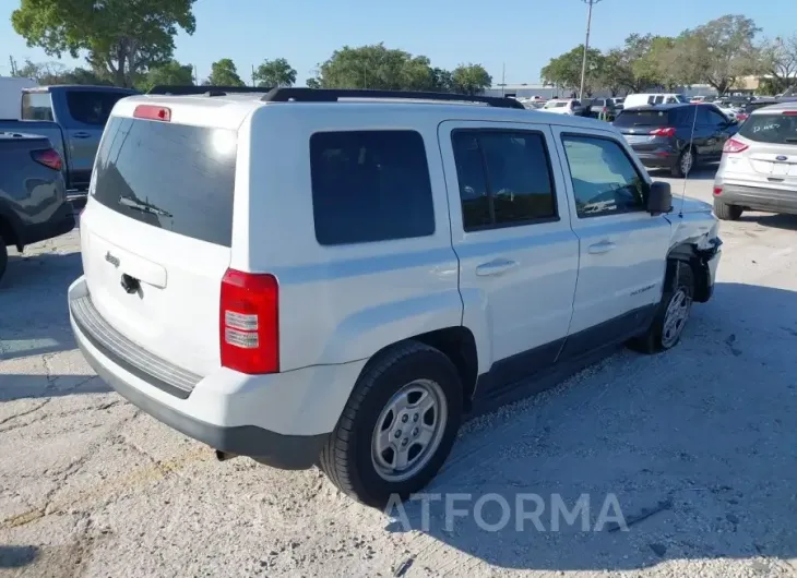 JEEP PATRIOT 2016 vin 1C4NJPBAXGD525412 from auto auction Iaai