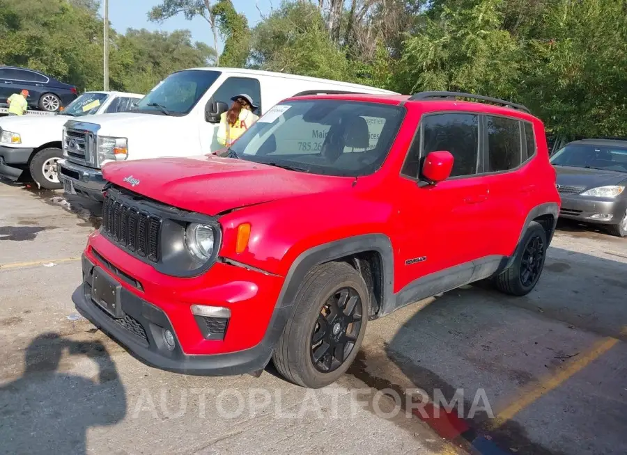 JEEP RENEGADE 2019 vin ZACNJABB3KPJ96985 from auto auction Iaai