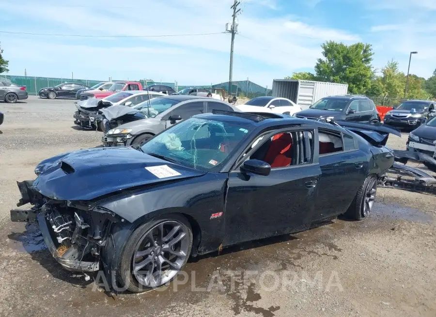 DODGE CHARGER 2022 vin 2C3CDXGJ3NH169977 from auto auction Iaai