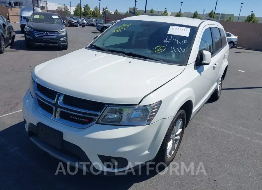 DODGE JOURNEY 2016 vin 3C4PDCBGXGT218541 from auto auction Iaai