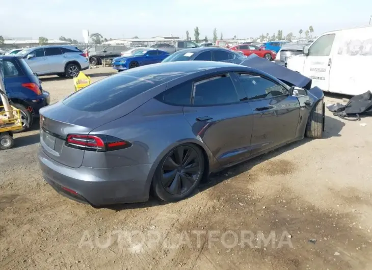 TESLA MODEL S 2022 vin 5YJSA1E50NF492585 from auto auction Iaai