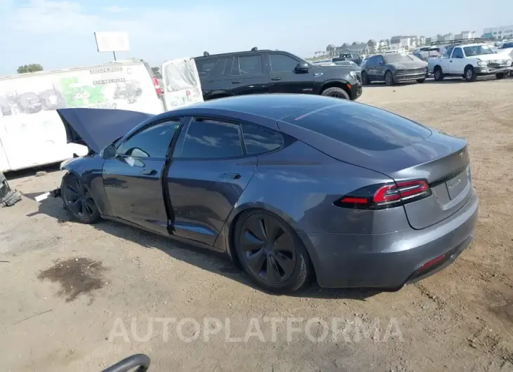 TESLA MODEL S 2022 vin 5YJSA1E50NF492585 from auto auction Iaai