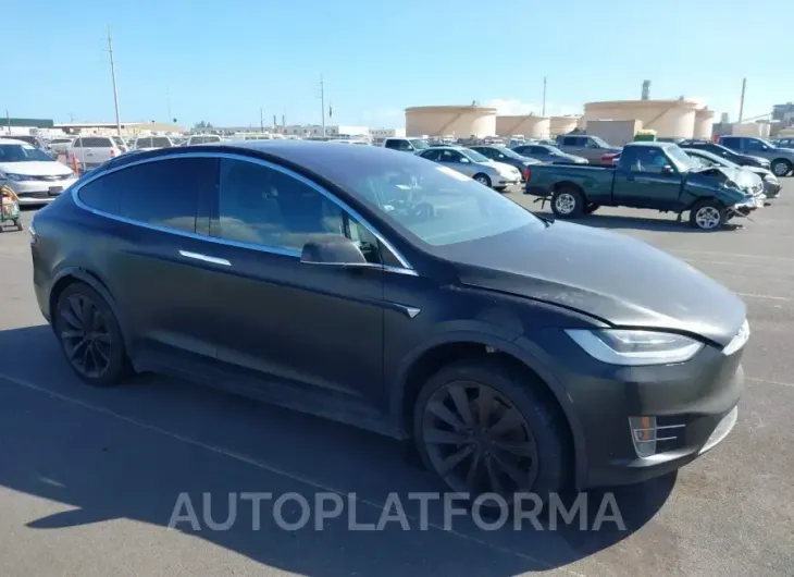 TESLA MODEL X 2020 vin 5YJXCDE2XLF299980 from auto auction Iaai