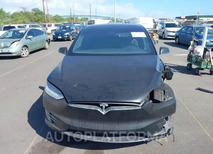 TESLA MODEL X 2020 vin 5YJXCDE2XLF299980 from auto auction Iaai