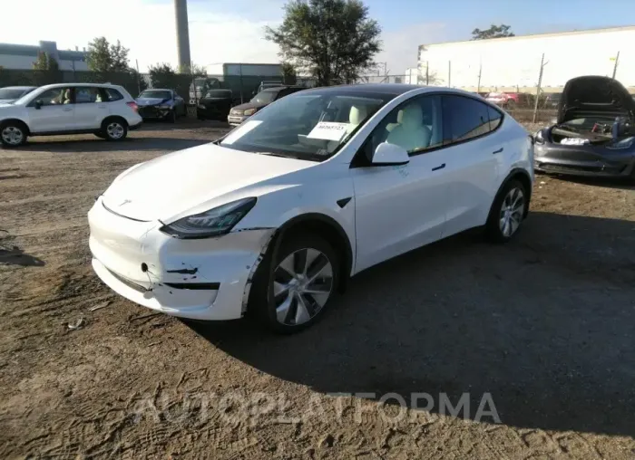 TESLA MODEL Y 2021 vin 5YJYGDEE9MF303439 from auto auction Iaai