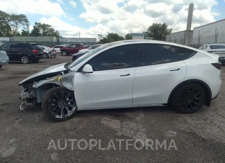 TESLA MODEL Y 2023 vin 7SAYGDEE1PF669192 from auto auction Iaai