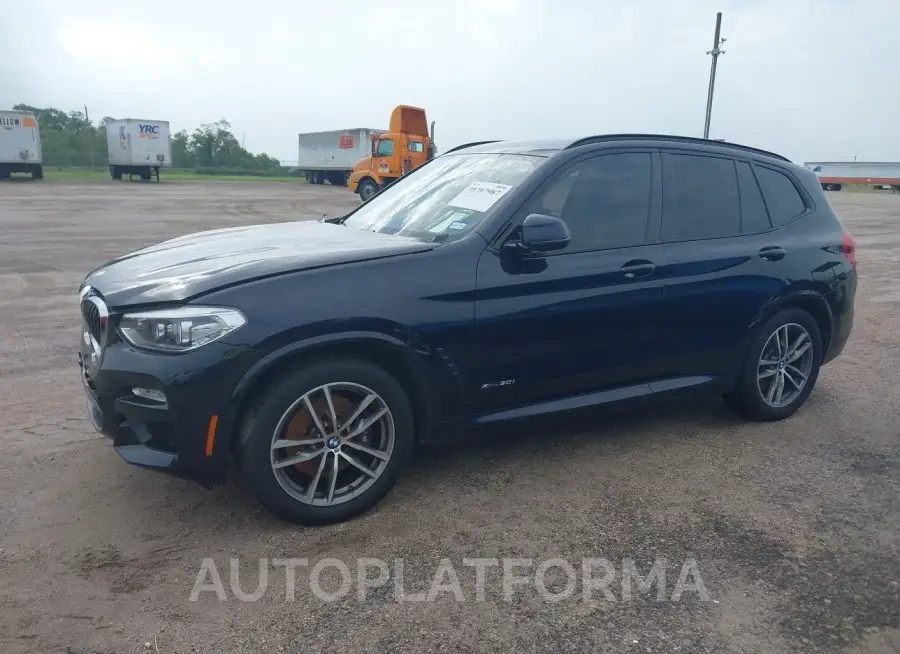 BMW X3 2018 vin 5UXTR9C5XJLC79425 from auto auction Iaai