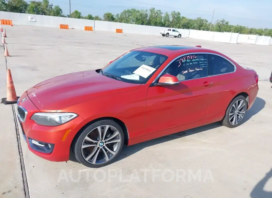 BMW 228I 2016 vin WBA1F9C51GV544158 from auto auction Iaai