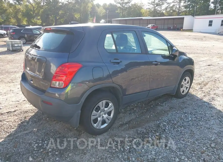 CHEVROLET TRAX 2016 vin 3GNCJKSB0GL151770 from auto auction Iaai