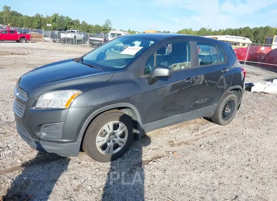 CHEVROLET TRAX 2016 vin 3GNCJKSB0GL151770 from auto auction Iaai