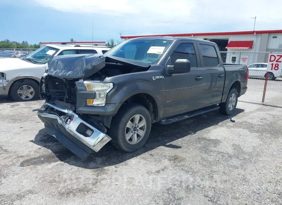 FORD F-150 2017 vin 1FTEW1CP6HFA23620 from auto auction Iaai