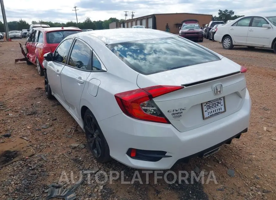 HONDA CIVIC 2020 vin 19XFC2F88LE009986 from auto auction Iaai