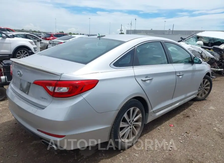 HYUNDAI SONATA 2015 vin 5NPE34AFXFH110573 from auto auction Iaai