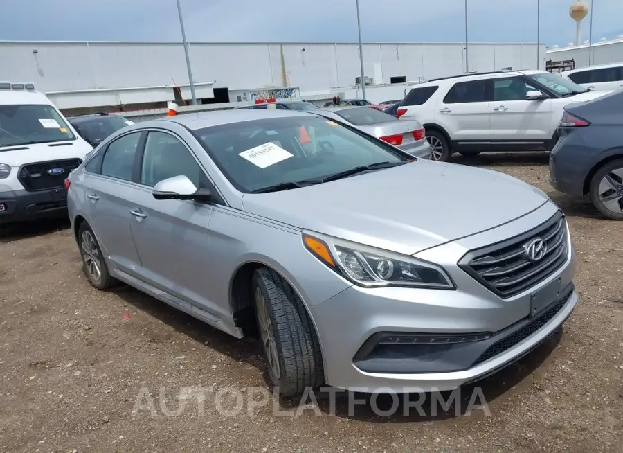 HYUNDAI SONATA 2015 vin 5NPE34AFXFH110573 from auto auction Iaai