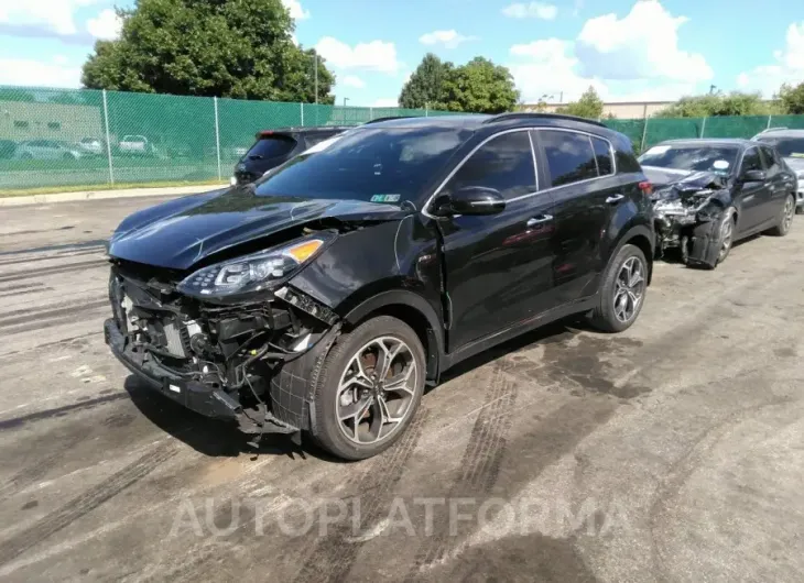 KIA SPORTAGE 2020 vin KNDPRCA60L7752852 from auto auction Iaai