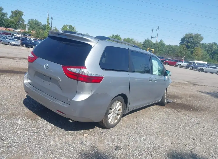 TOYOTA SIENNA 2015 vin 5TDDK3DC8FS125531 from auto auction Iaai