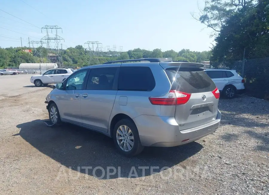 TOYOTA SIENNA 2015 vin 5TDDK3DC8FS125531 from auto auction Iaai