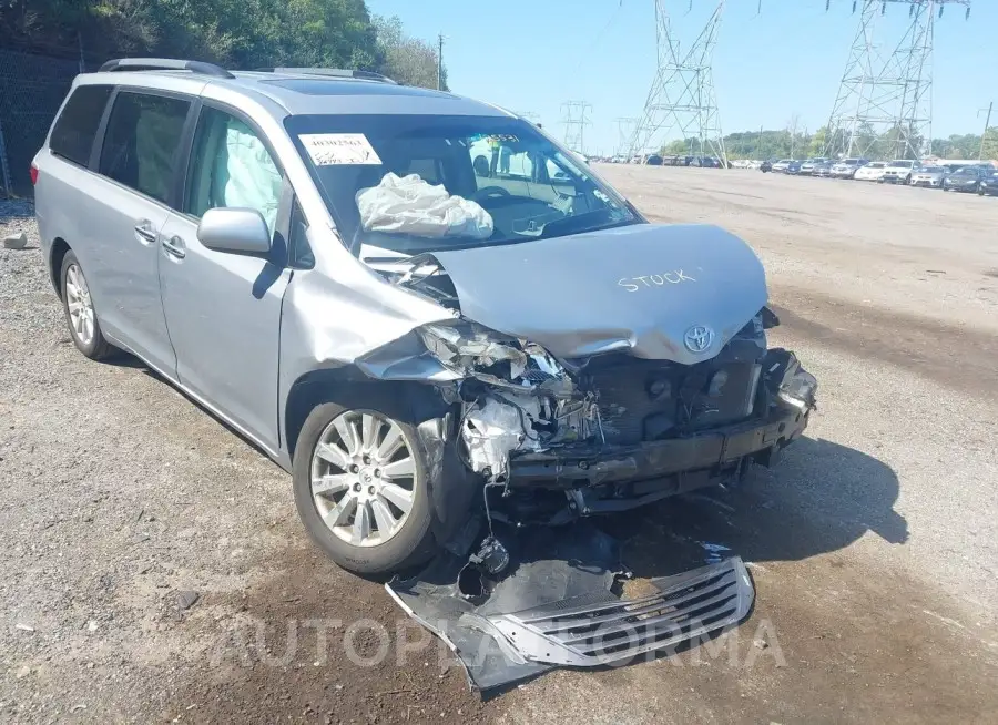 TOYOTA SIENNA 2015 vin 5TDDK3DC8FS125531 from auto auction Iaai