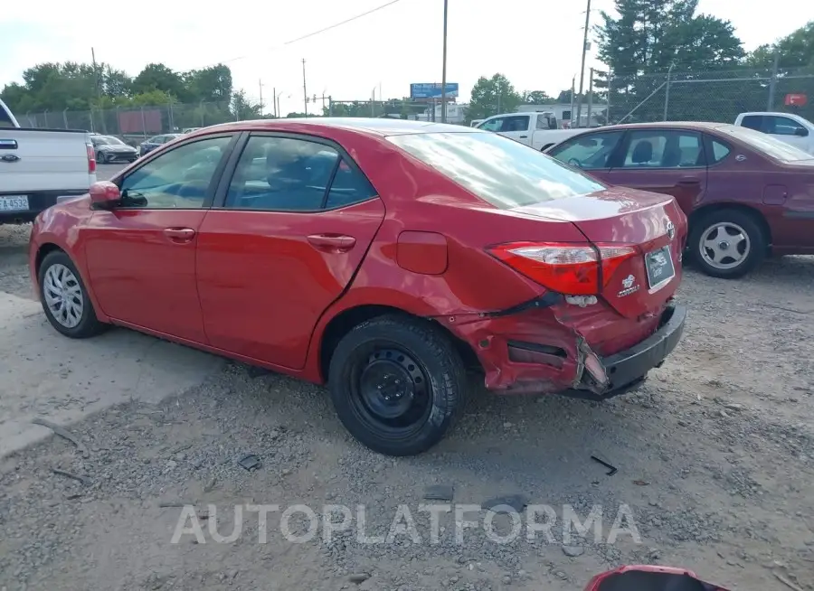 TOYOTA COROLLA 2018 vin 5YFBURHEXJP762566 from auto auction Iaai