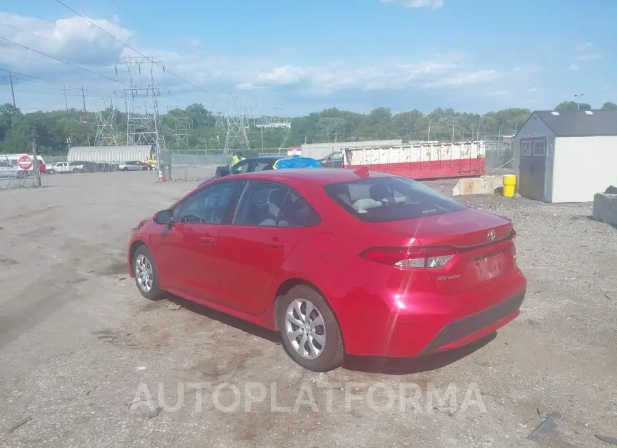 TOYOTA COROLLA 2020 vin 5YFEPRAE1LP072111 from auto auction Iaai