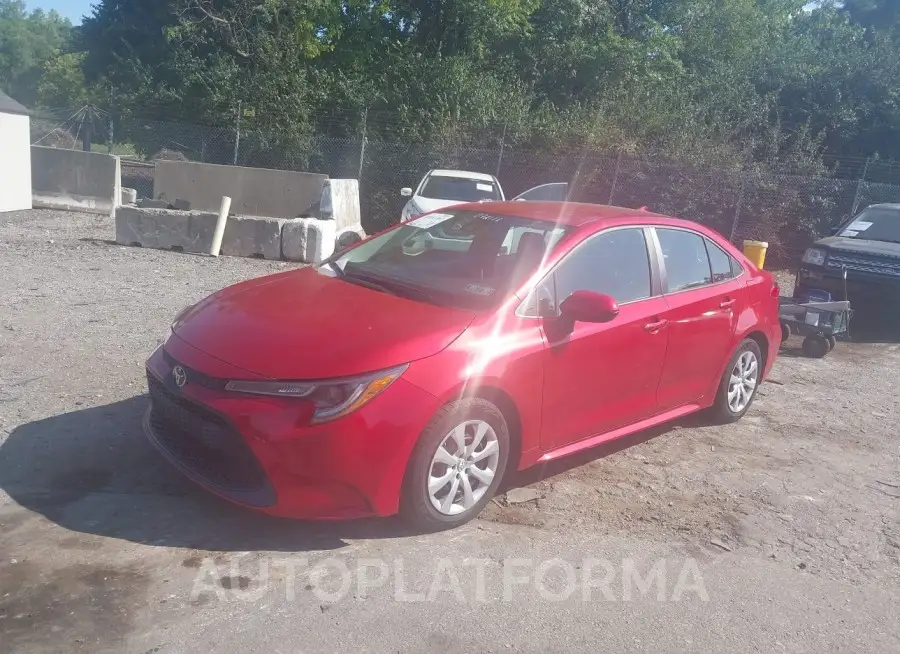 TOYOTA COROLLA 2020 vin 5YFEPRAE1LP072111 from auto auction Iaai