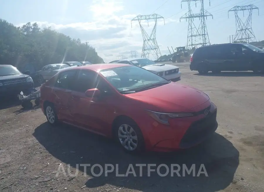 TOYOTA COROLLA 2020 vin 5YFEPRAE1LP072111 from auto auction Iaai