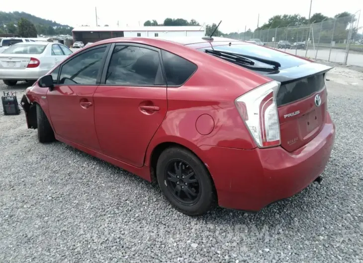 TOYOTA PRIUS 2015 vin JTDKN3DUXF0409138 from auto auction Iaai