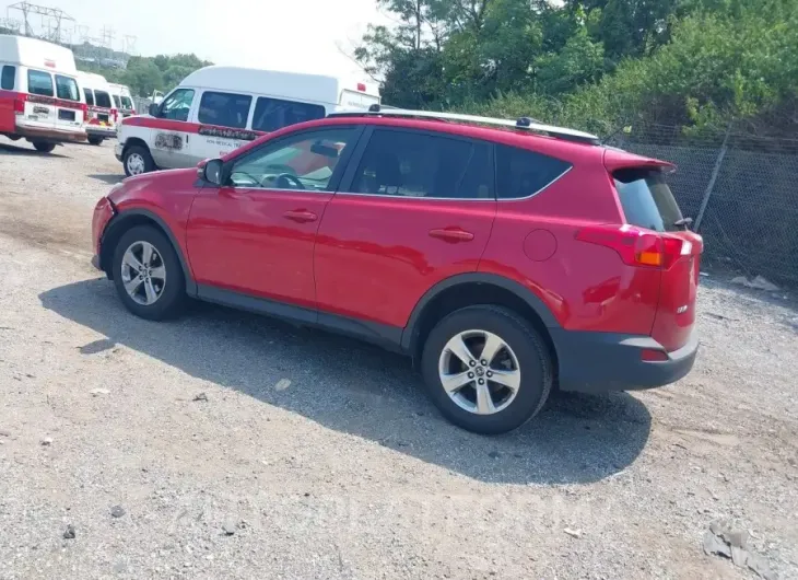 TOYOTA RAV4 2015 vin JTMRFREV4FD116902 from auto auction Iaai