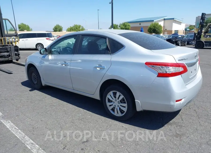 NISSAN SENTRA 2015 vin 3N1AB7AP7FY374481 from auto auction Iaai