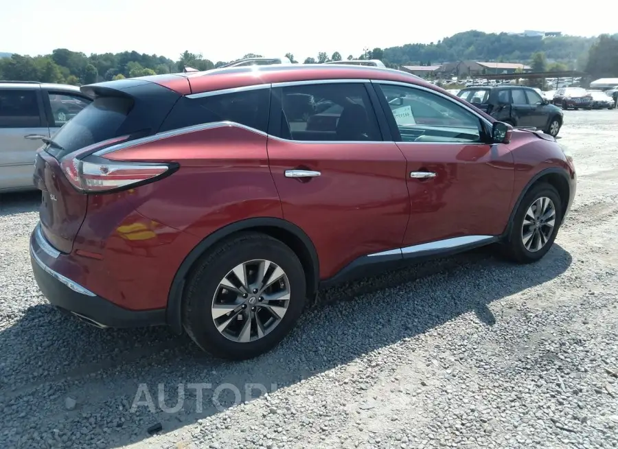 NISSAN MURANO 2015 vin 5N1AZ2MG9FN274463 from auto auction Iaai