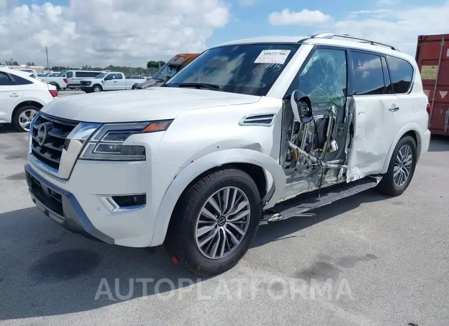 NISSAN ARMADA 2023 vin JN8AY2BC1P9180597 from auto auction Iaai