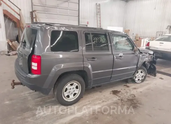 JEEP PATRIOT 2016 vin 1C4NJRBB2GD684025 from auto auction Iaai