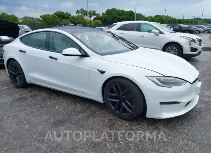 TESLA MODEL S 2021 vin 5YJSA1E51MF452501 from auto auction Iaai