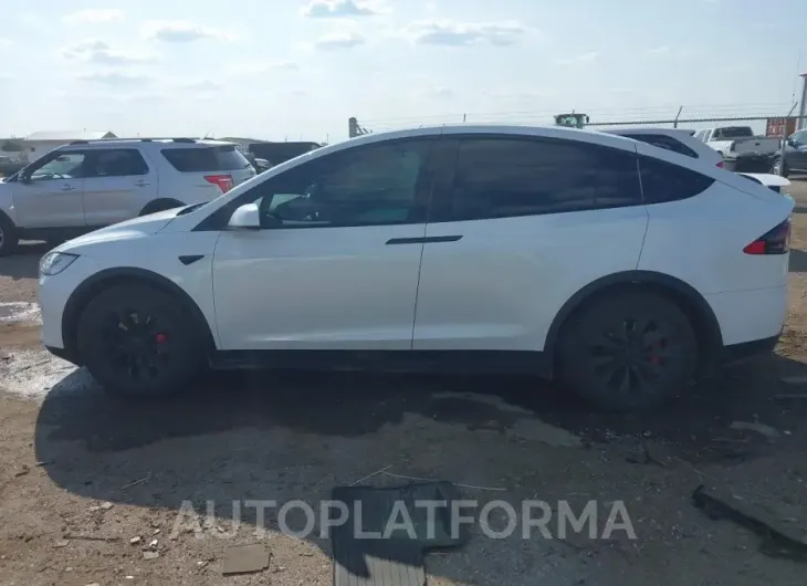 TESLA MODEL X 2019 vin 5YJXCBE44KF211655 from auto auction Iaai