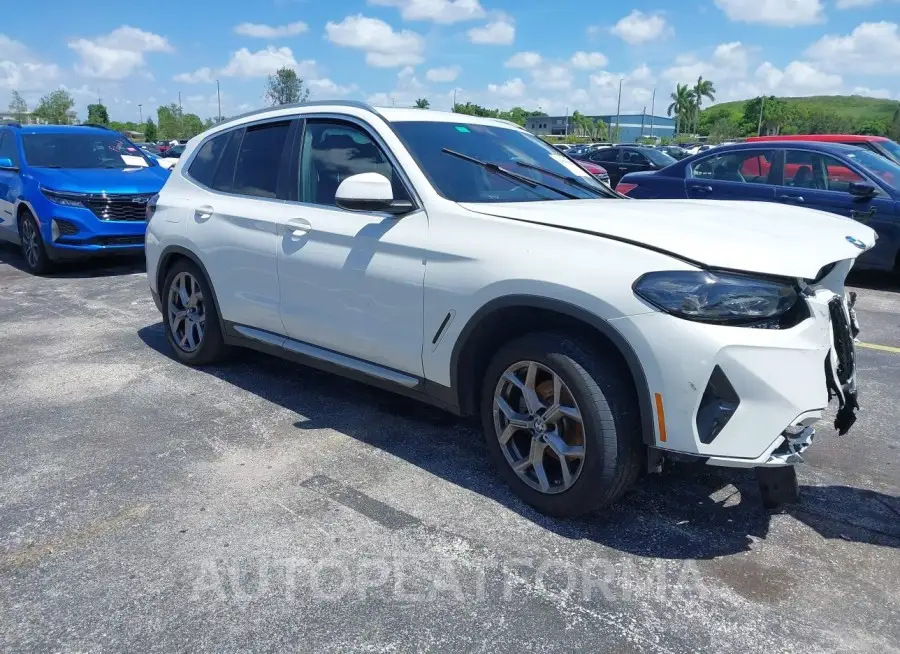 BMW X3 2022 vin 5UX43DP06N9J59886 from auto auction Iaai