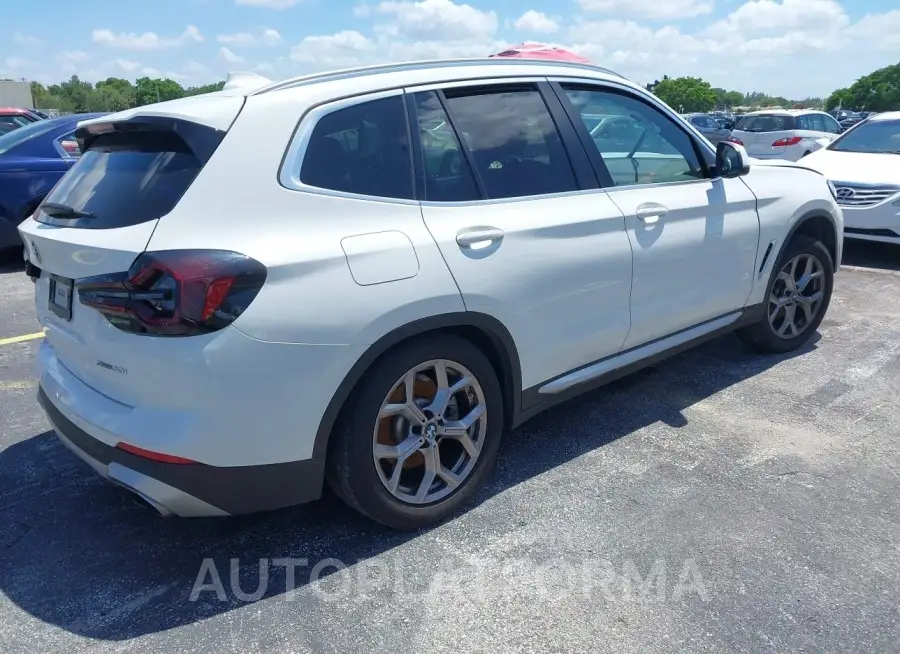 BMW X3 2022 vin 5UX43DP06N9J59886 from auto auction Iaai