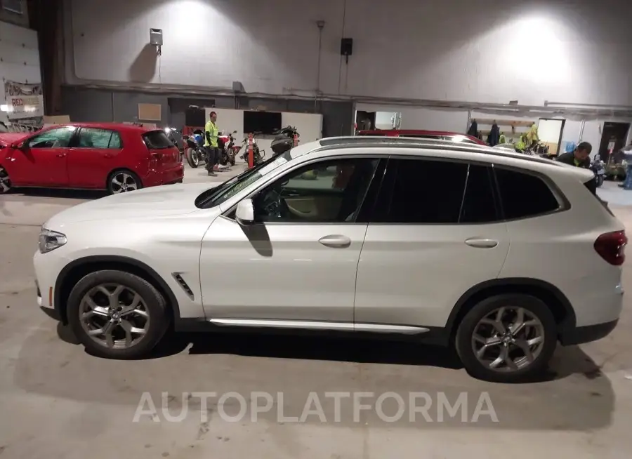 BMW X3 2020 vin 5UXTY5C02LLT35471 from auto auction Iaai