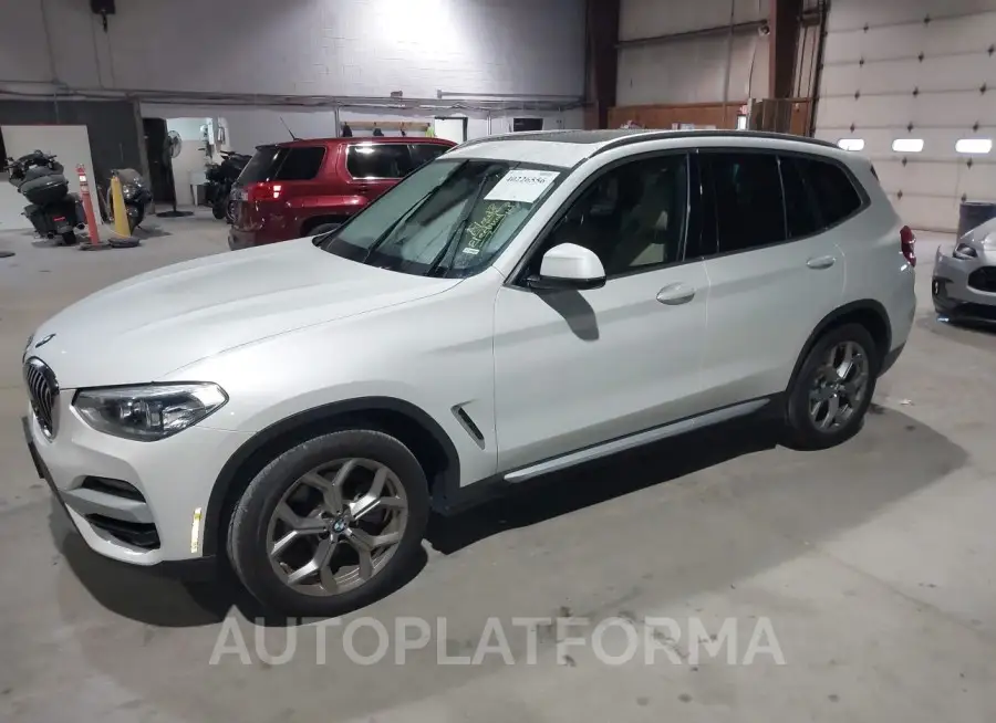 BMW X3 2020 vin 5UXTY5C02LLT35471 from auto auction Iaai