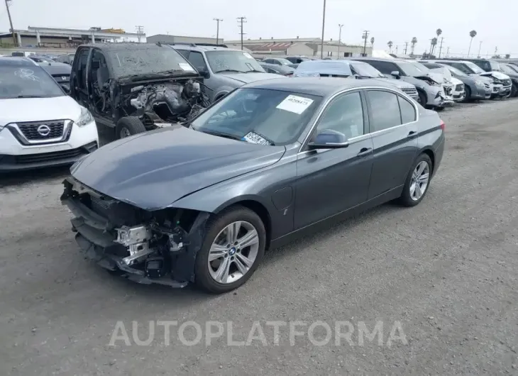 BMW 330E 2017 vin WBA8E1C34HA158800 from auto auction Iaai