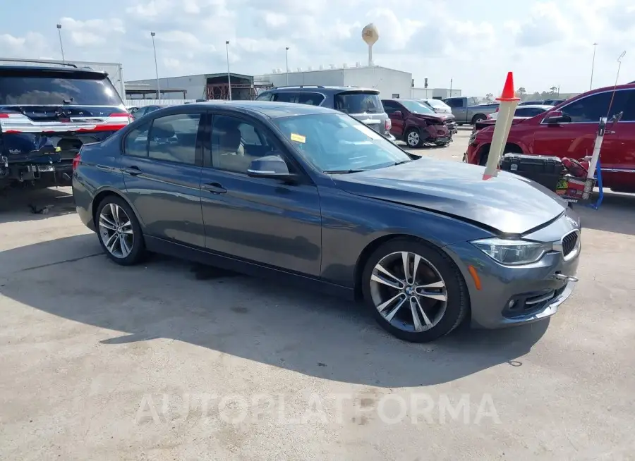 BMW 328I  2016 vin WBA8E9G59GNT47167 from auto auction Iaai