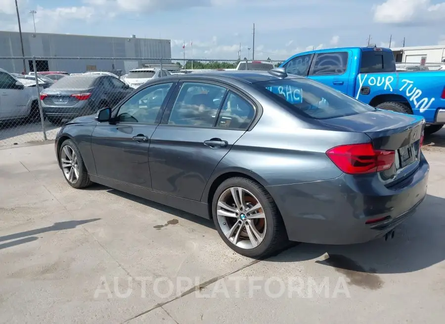 BMW 328I  2016 vin WBA8E9G59GNT47167 from auto auction Iaai