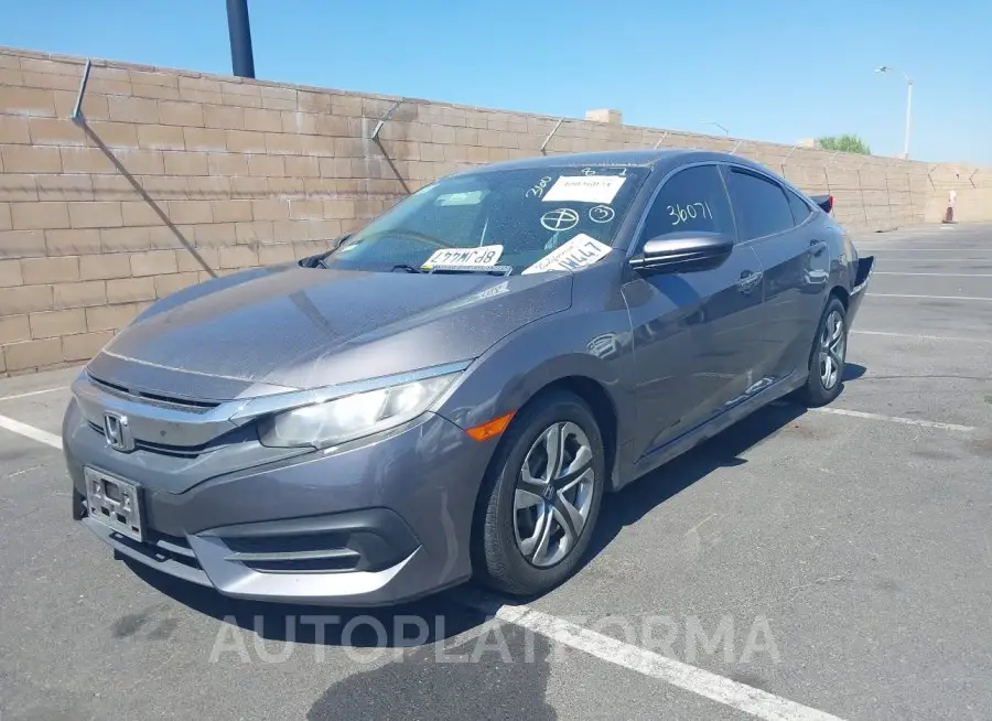 HONDA CIVIC 2017 vin 2HGFC2F58HH509665 from auto auction Iaai