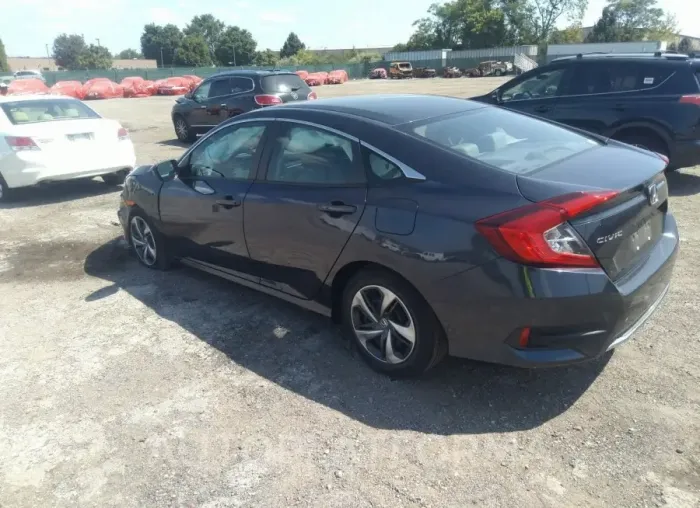 HONDA CIVIC 2019 vin 2HGFC2F67KH603777 from auto auction Iaai