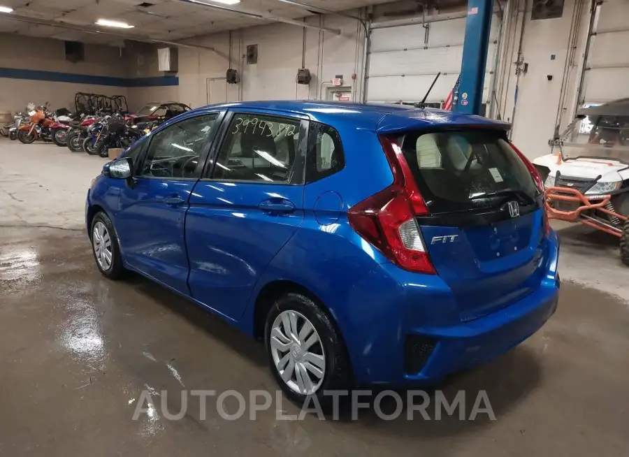 HONDA FIT 2017 vin JHMGK5H51HS011867 from auto auction Iaai